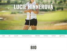 Tablet Screenshot of luciehinnerova.com